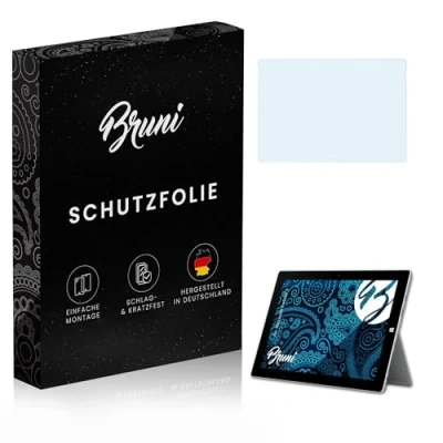 Abbildung von Bruni Schutzfolie kompatibel mit Microsoft Surface 3 Folie, glasklare Displayschutzfolie (2X)