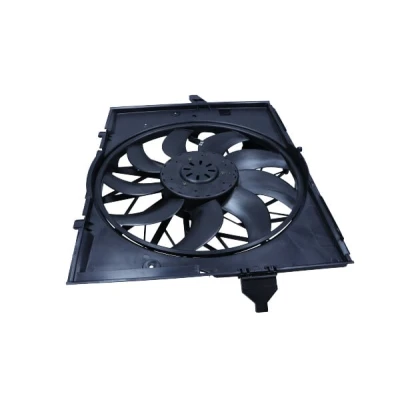 Abbildung von MAXGEAR AC230110 Lüfter 494 12 600 mit Kühlerlüfterrahmen (Zarge), bürstenloser Motor Steuergerät BMW: 5 Limousine, 7, 6 Cabrio