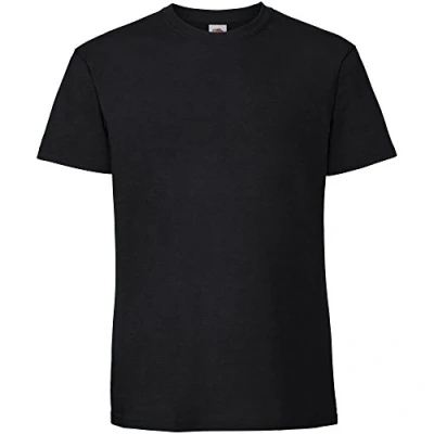 Abbildung von Fruit of the Loom Herren Premium T Shirt (L) (Schwarz)