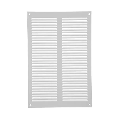 Abbildung von 20 x 30 cm weiße Abdeckung der Entlüftung Stahlrücklauf Luftgitter für Decke und Seitenwand HVAC mit Insektenschutzgitter (200 300 mm, weiß)