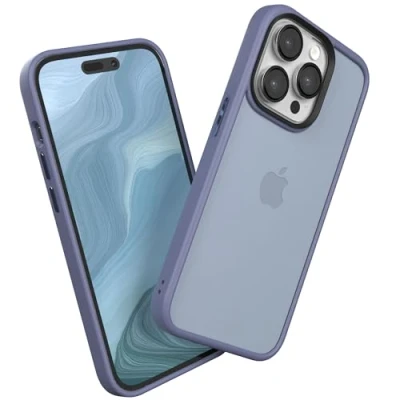 Abbildung von EAZY CASE Ultra Schutz Outdoor Hülle kompatibel mit iPhone 14 Pro, hochwertige Schutzhülle Aufprallschutz, Stoßfest und Kratzfest, dünne Handyhülle Kameraschutz, Hellblau, Blau