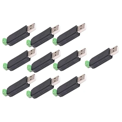 Abbildung von TECNOIOT 10 Stück USB zu RS485 485 Konverter Adapter unterstützen Win7 XP Vista Linux Mac OS