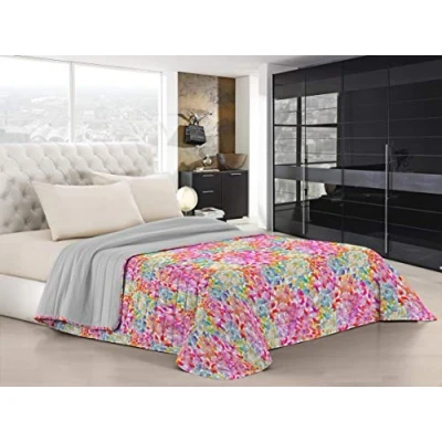 Abbildung von Fantasy Doubleface Sommersteppdecke, 260x270cm, Spring, Microfiber, Doppel