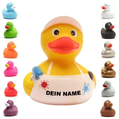 Abbildung von Badeente personalisierbar (Anstreicher Ente)