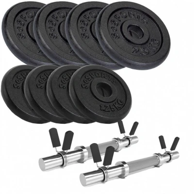Abbildung von ScSPORTS® Hantel Set Kurzhantelset 30mm Kurzhantel Gusseisen Gewichte Fitness