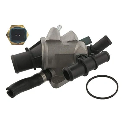 Abbildung von FEBI BILSTEIN 36980 Thermostatgehäuse mit Dichtung FIAT: Punto II Schrägheck