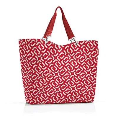 Abbildung von reisenthel shopper XL signature red Geräumige Shopping Bag und edle Handtasche in einem Aus wasserabweisendem Material