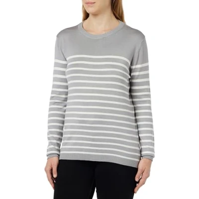 Abbildung von ALARY Women&#039;s Damen Strick Pullover 15326709 AL01, Grau Wollweiss, XL Sweater
