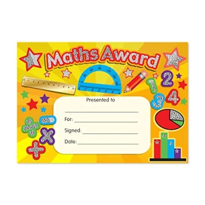 Abbildung von SuperStickers Maths Award Sparkling School Certificates (A5) 20 St.
