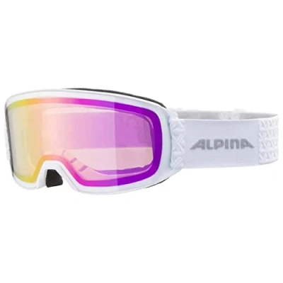 Abbildung von Alpina Nakiska HM Skibrille, Größe: One Size, White
