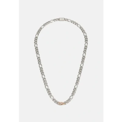 Abbildung von BOSS RIAN Halskette silvercoloured/rose goldcoloured, Herren, Größe: One Size, Silver coloured/rose gold coloured