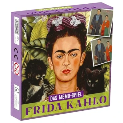 Abbildung von Frida Kahlo Memospiel: Memo Spiel mit 40 Spielkarten im Spielkarton
