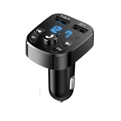 Abbildung von Ziyan FM Transmitter KFZ Bluetooth Dual USB Auto Ladegerät für Handy Radio Adapter