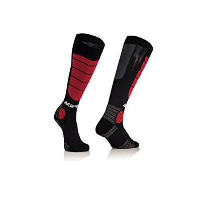 Abbildung von Acerbis 0021633.323.063 MX Auswirkungen Socken, Schwarz/Rot