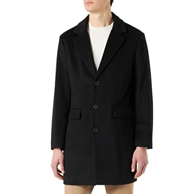 Abbildung von United Colors of Benetton Herren 2YDTUN012 MANTEL, Schwarz 700, 54