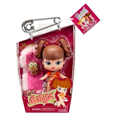 Abbildung von Bratz Babyz Sammler Modepuppe Meygan mit Echter Mode und Haustier Kinderspielzeug Ideal für Kinder ab 6 Jahren