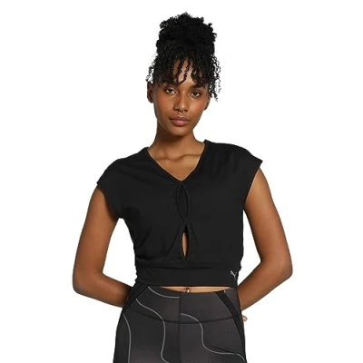 Abbildung von PUMA Damen Studio Yogini Lite Trend Tee Tank Top, Schwarz, L