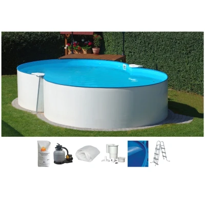 Abbildung von Clear Pool Achtformpool, (Set, 7 tlg.), 4,7x3x1,2 m inkl. Sicherheitsleiter