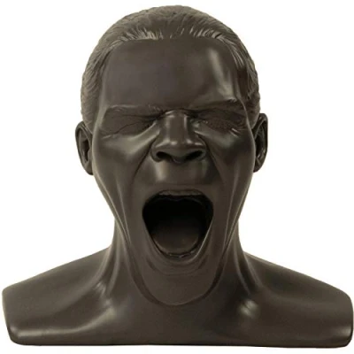 Abbildung von Oehlbach Scream Unlimited Plus exklusiver Kopfhörerständer in Form des legendären Kopfes Optimale Aufbewahrung von größeren Over /On Ear Kopfhörer (Made Germany) Handmade Anthrazit