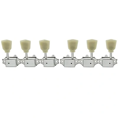 Abbildung von Musiclily Pro 3L3R Vintage Gitarren Mechaniken Tuners Tuning Pegs Machine Heads Stimmwirbel Set für Les Paul Style E Gitarre/Akustikgitarre, Chrom Keystone Flügel