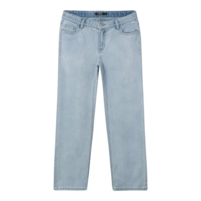 Abbildung von NAME IT Mädchen Nlftunizza Dnm Lw Straight Pant Noos, Light Blue Denim, 176