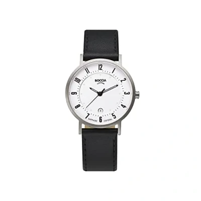 Abbildung von Boccia Quarzuhr 3296 01 Damenuhr Titanium 32mm 5ATM