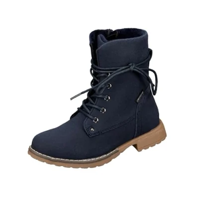 Abbildung von LICO Trend Linea Schnürstiefelette, Damen, Größe: 33, Marine Schuhe