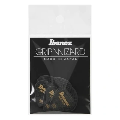 Abbildung von IBANEZ Grip Wizard Series Sand Flat Pick schwarz 6 Stück (PPA16HSG BK)