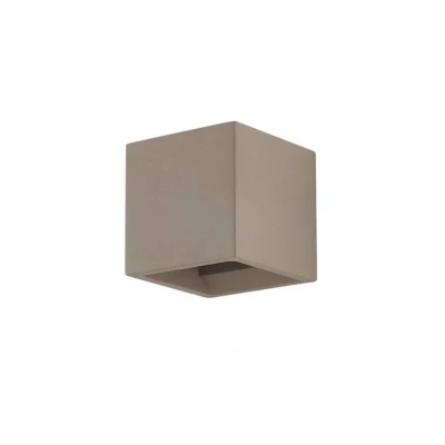 Abbildung von Lindby Wandleuchte Jayden, dimmbar, LED Lampen, Modern, Gips, Metall, grau, 1 flammig, G9, Wandstrahler