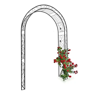 Abbildung von relaxdays Rosenbogen Blatt