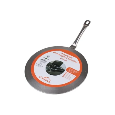 Abbildung von Crealys edelstahl induktionsplatte ø 23 cm (14,5&quot;) 510872