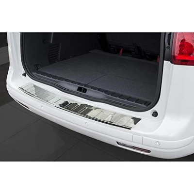 Abbildung von Avisa Edelstahl Heckstoßstangenschutz kompatibel mit Peugeot 5008 2009 2016 &#039;Ribs&#039;