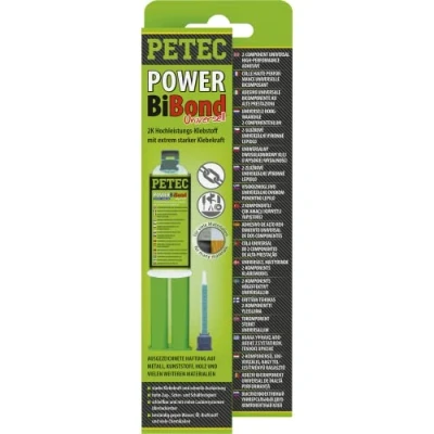 Abbildung von PETEC 98625 Universalklebstoff 40C +120C silikonfrei weiß/gelb 24