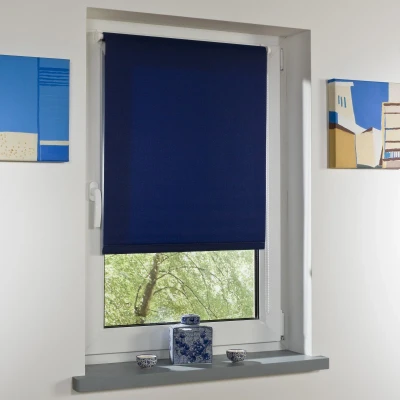 Abbildung von Bella Casa Klemmfix Rollo, ca.150 x 75 cm, Blau