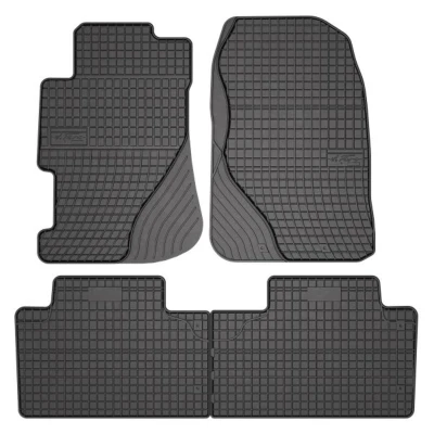 Abbildung von FROGUM 547204 Fußmattensatz Gummi vorne und hinten 4 schwarz Maßgefertigt HONDA: CIVIC 7 Coupe