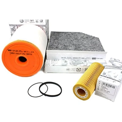 Abbildung von Original Audi Teile A6 A7 4G + Allroad 3.0L TFSI Motor Inspektionspaket Filter Service klein 3 teilig CHVA CGWB CGXB CGWD CTUA alle V6