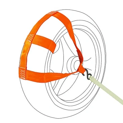 Abbildung von Oldbones Universal Motorrad Spanngurte Hinterrad Transport Bar Spanngurt in orange