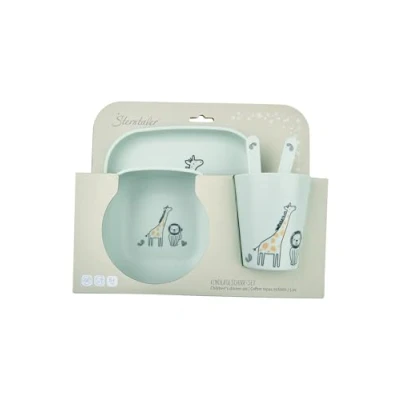 Abbildung von Sterntaler® Kindergeschirr Set Safari, eckig (5 tlg), Polypropylen