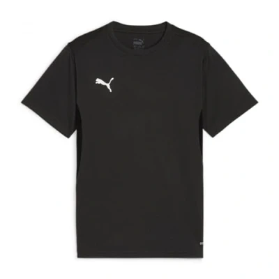 Abbildung von Puma Fussball Teamsport Teamgoal Tshirt print für Kinder, Größe: 152, Schwarzweissgrau