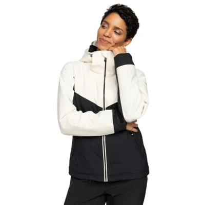 Abbildung von Roxy Women&#039;s Free Jet Block JK Jacket, Buttercream, XXL