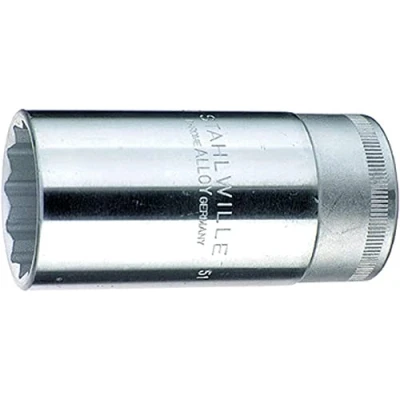 Abbildung von Stahlwille 51 30 Steckschlüsseleinsatz, mm, Silber