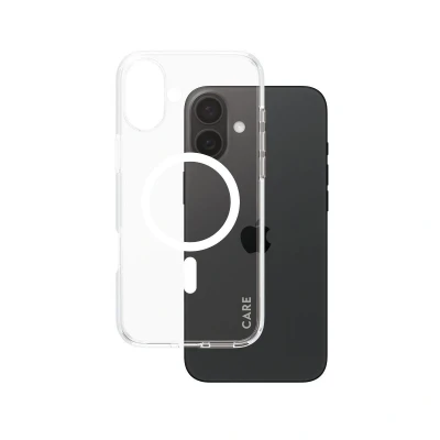 Abbildung von 0 CARE by PanzerGlass® Flagship Case Transparent Urban Combat Weiß MagSafe für iPhone 16 Plus