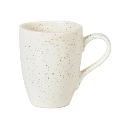 Abbildung von Broste Copenhagen Nordic Vanilla Henkelbecher aus Steingut in der Farbe 250ml, Maße: 8cm x 10cm, 14533425