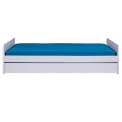 Abbildung von Inter Link Funktionsbett Surf weiss 190 x 90 cm, 2in1 Gästebett, Massivholz, 2 Liegeflächen, mit Lattenrost