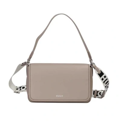 Abbildung von HUGO BAG FLAP Handtasche, Damen, Größe: One Size, Dark beige