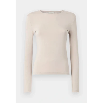 Abbildung von JDY Jdymila O NECK Langarmshirt, Damen, Größe: Medium, Chateau gray