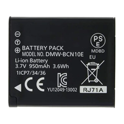 Abbildung von Amsahr Digital Replacement Camera and Camcorder Battery for Panasonic DMW BCN10E