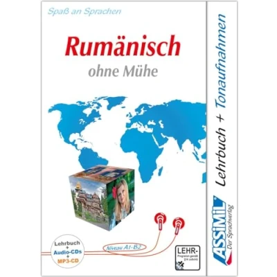 Abbildung von ASSiMiL Rumänisch ohne Mühe Audio Plus Sprachkurs Niveau A1 B2: Selbstlernkurs in deutscher Sprache, Lehrbuch + 4 CDs 1 mp3 CD: ... CD (Senza sforzo)