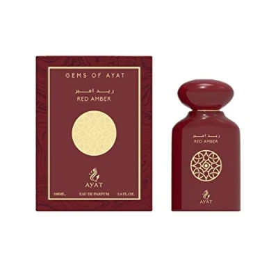 Abbildung von AYAT PERFUMES Eau de Parfum Gems of Jade 100 ml arabischer Duft für Männer und Frauen Orientalisches Oud hergestellt entworfen in Dubai Duftnoten: Jasmin, Moschus Vanille (Red