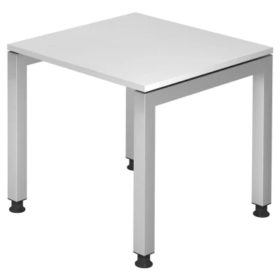 Abbildung von HAMMERBACHER höhenverstellbarer Schreibtisch VJS08/W/S weiß